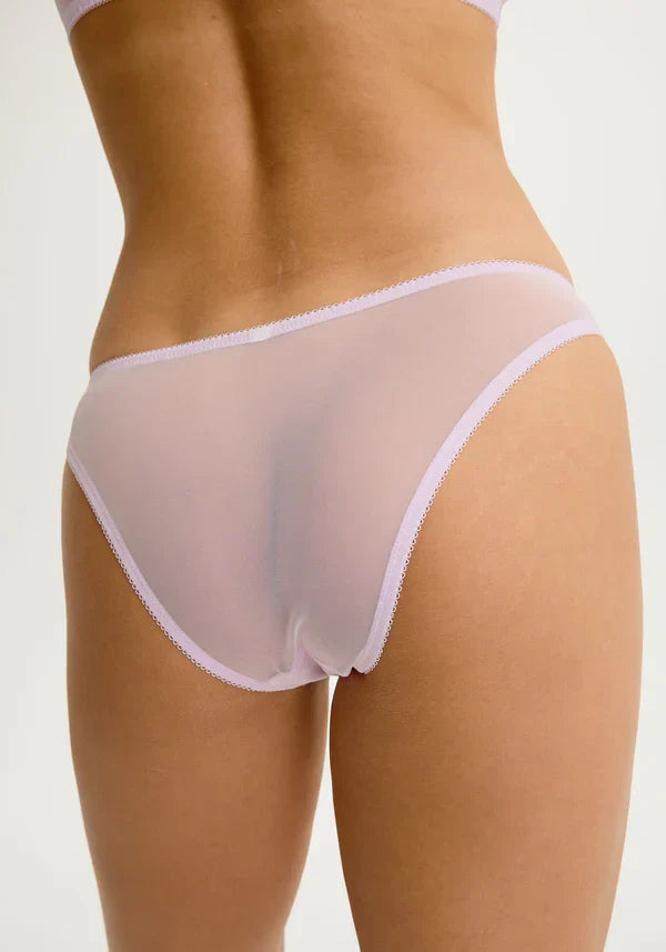 Blush Violine Orchid Sheer Embroidery Low Rise Bikini Panty-1