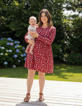 Tartan Breastfeeding Skater Dress-0