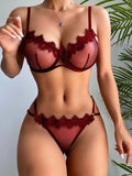 2-Piece Lazy Days Bra and G-String Lingerie Set S-2XL