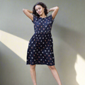 Brown Leopard Knee Length Breastfeeding Dress | Nursing Dress | MilkyMoonn-0