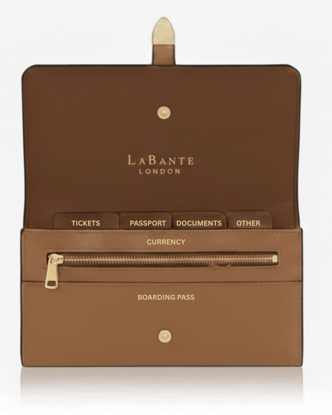 Aspen Brown Vegan Leather Travel Wallet Unisex Sustainable Pre-Order