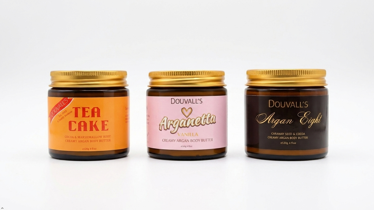 Organic Creamy Argan Body Butter - Limited Edition Nostalgia Range-5