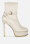 Doesburg Satin Stiletto Ankle Boots Pointed Toe High Heel Side Zipper
