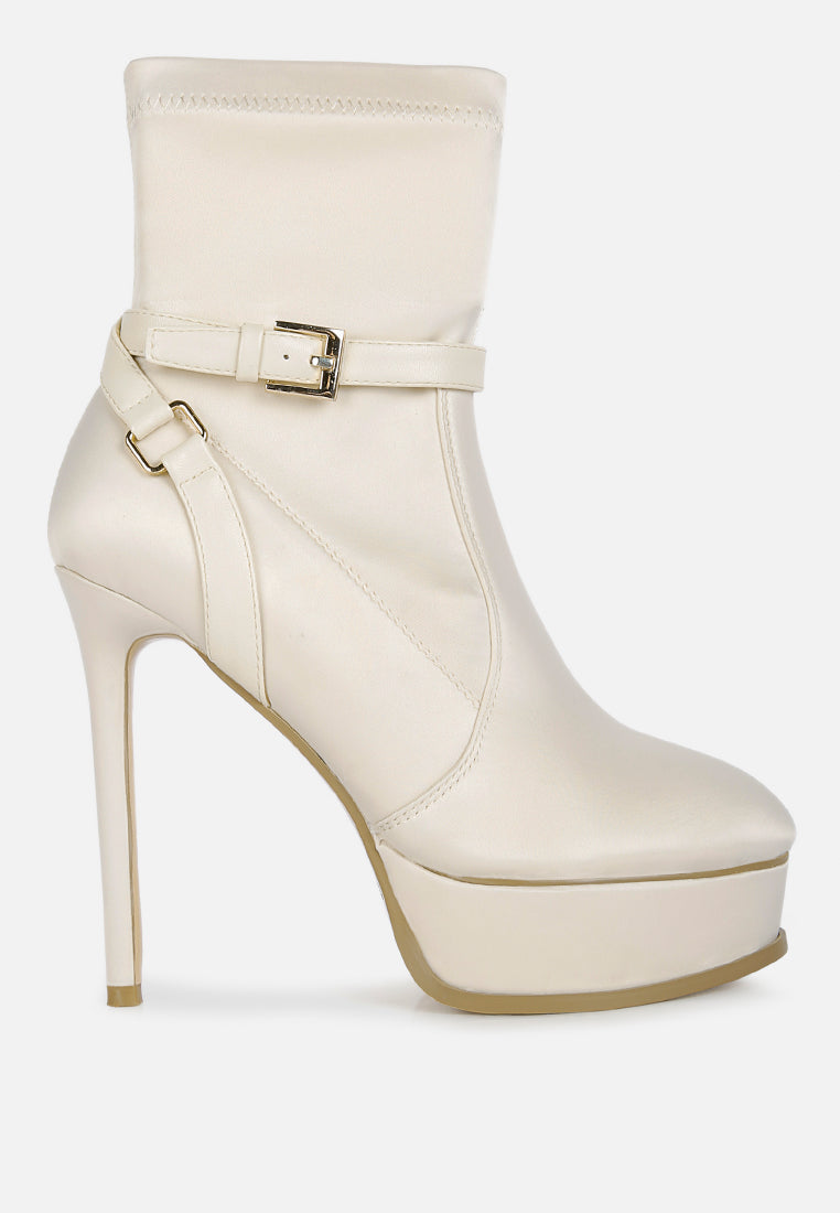 Doesburg Satin Stiletto Ankle Boots Pointed Toe High Heel Side Zipper