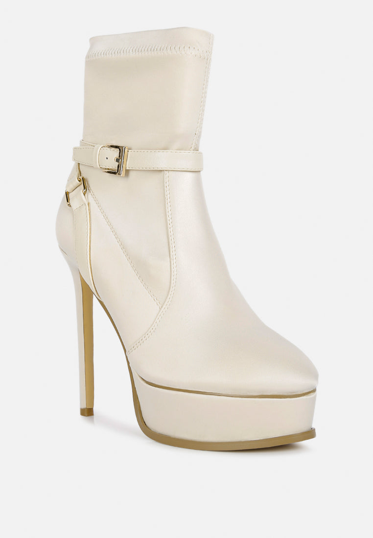 Doesburg Satin Stiletto Ankle Boots Pointed Toe High Heel Side Zipper