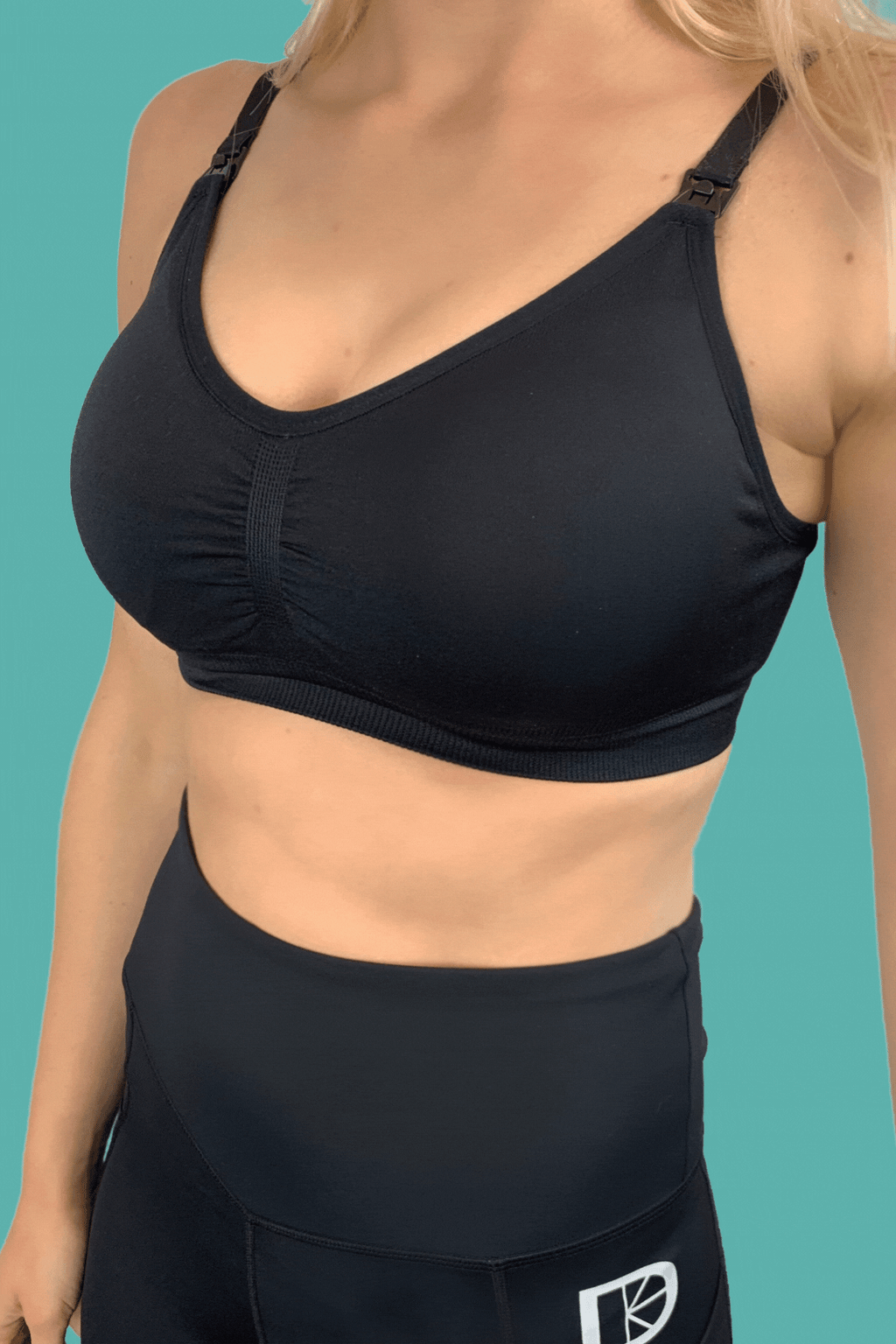 Seamfree Maternity & Nursing Bra – Black