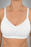 Seamfree Maternity & Nursing Bra – White