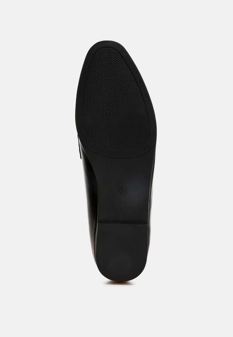 Mythos Dual Tone Tassel Loafers Flat Pleather Comfortable Shoes