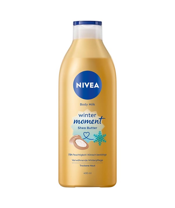 Nivea Winter Moment Shea Butter Body Milk 48H Moisturiser Dry Skin