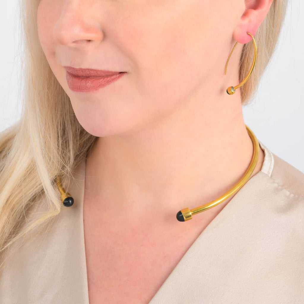 Kushikamana Recycled Brass Earrings (2 Colours)