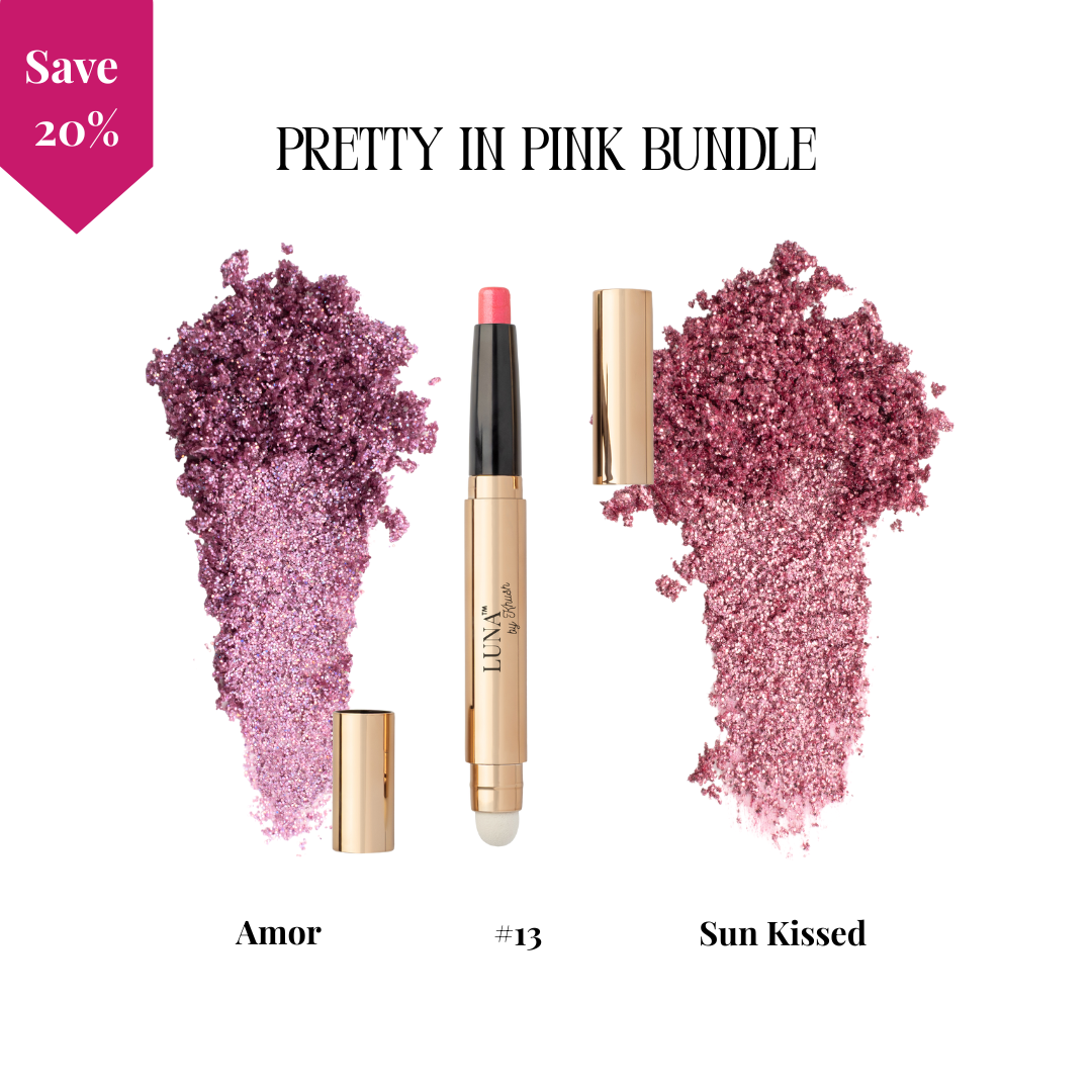 Pretty In Pink Value Bundle Save 20% Glitter Pigments Eyeshadow Duo Stick