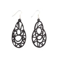 Stellar Recycled Rubber Teardrop Earrings-1