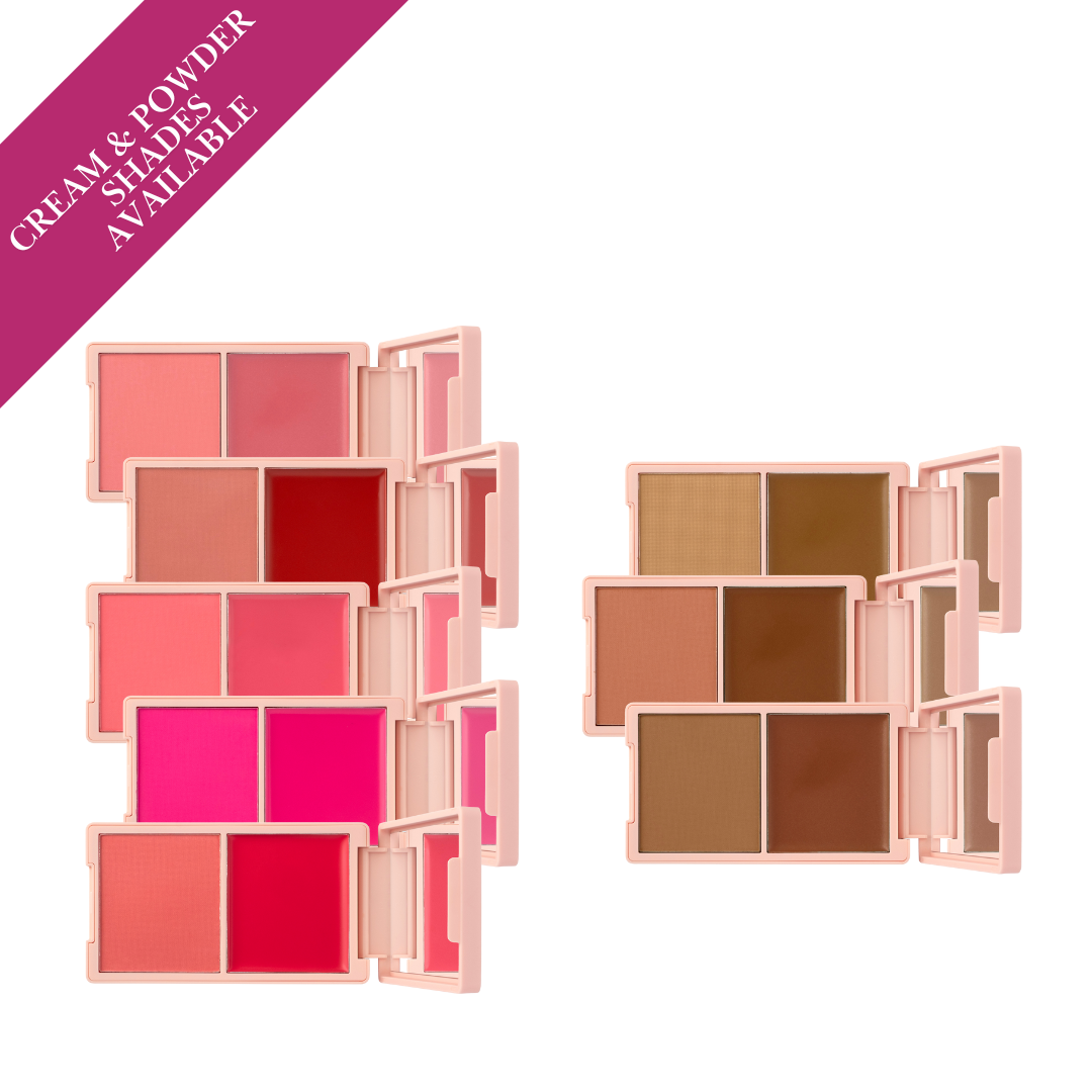 Crème de la Cheeks Cream & Powder Face Palette Sculpt Collection