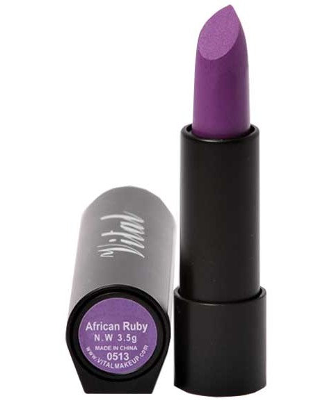 Vital Makeup Lipstick African Ruby-0