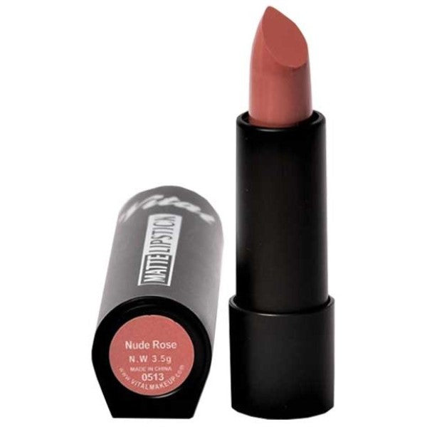 Vital Makeup Matte Lipstick Nude Rose-0