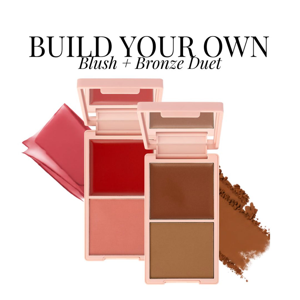Build Your Own Cheek Duet Blush and Bronzer Custom Palette