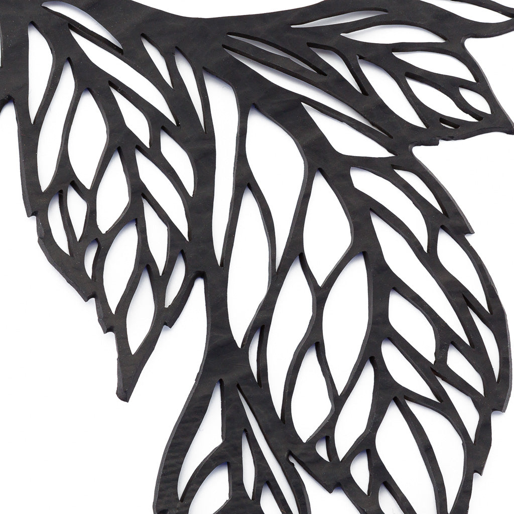 Spring Leaf Recycled Rubber Necklace-4