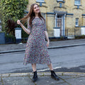 Rainbow Leopard Midi Breastfeeding Dress | Nursing Dress | MilkyMoon-0