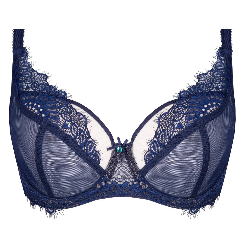Unikat Sari Sheer Lace Soft Cup Underwire Bra-1