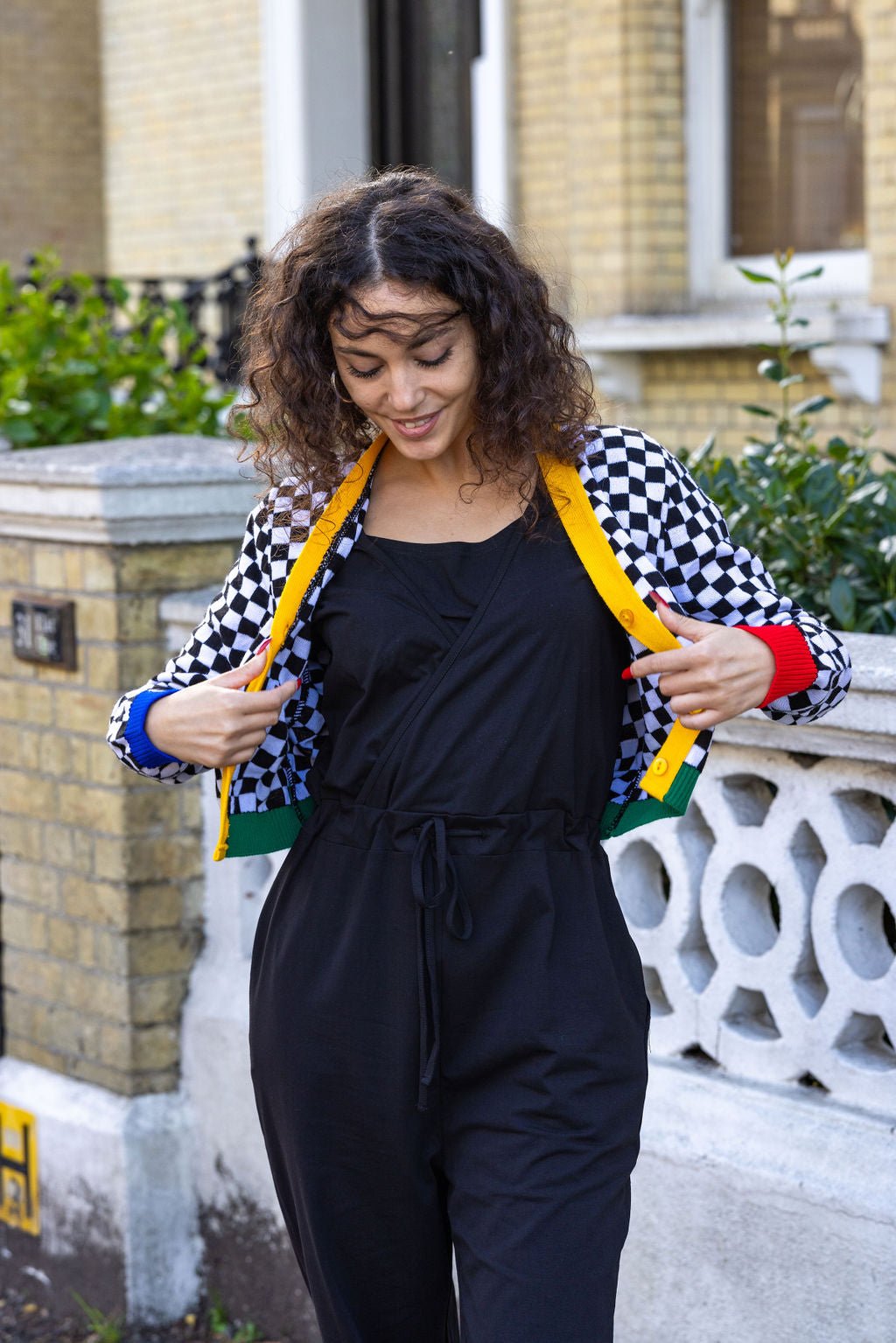 The Breastfeeding Jumpsuit - Classic Cotton Black-2