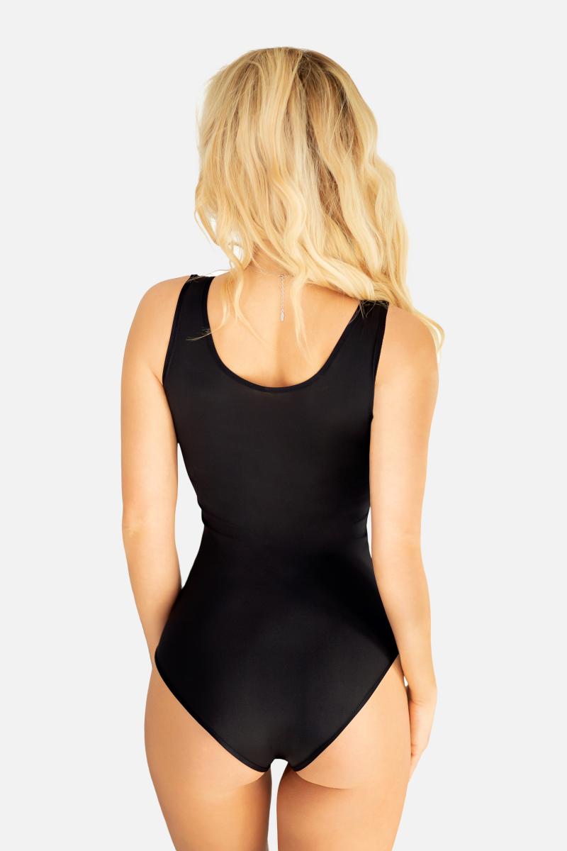 Schwarzer Body KA922003 XL Microfiber Stretch Fit Shapewear Top
